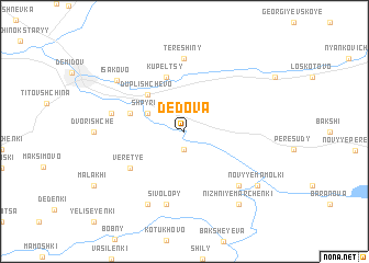 map of Dedova