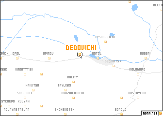 map of Dedovichi