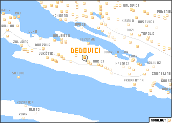 map of Dedovići