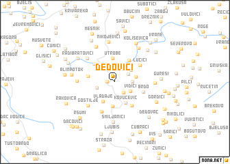 map of Dedovići