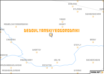 map of Dedovlyanskiye Ogorodniki