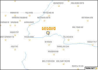 map of Dedovo