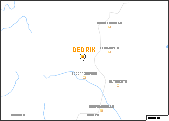 map of Dedrik