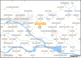 map of De Droo