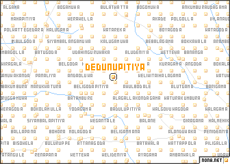 map of Dedunupitiya