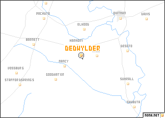 map of Dedwylder