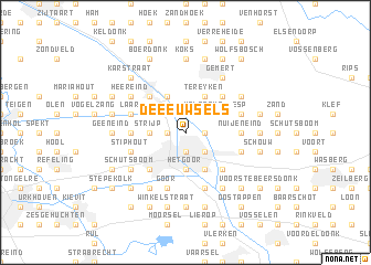 map of De Eeuwsels