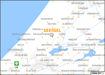 map of De Engel