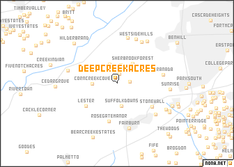 map of Deep Creek Acres