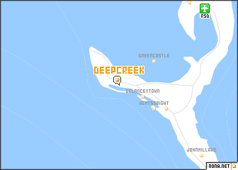 map of Deep Creek