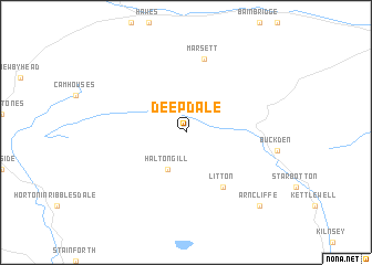 map of Deepdale