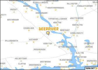 map of Deep River