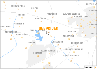 map of Deep River
