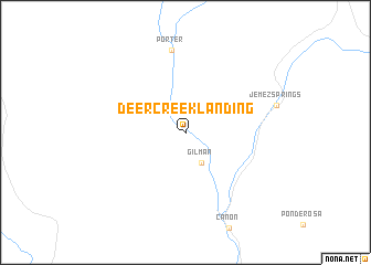 map of Deer Creek Landing