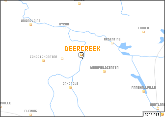 map of Deer Creek