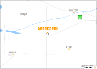 map of Deer Creek