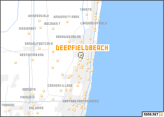 map of Deerfield Beach