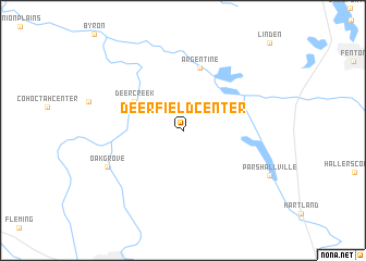 map of Deerfield Center