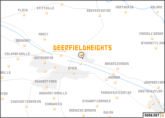 map of Deerfield Heights