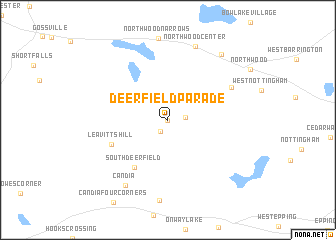 map of Deerfield Parade