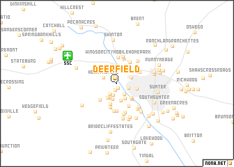 map of Deerfield