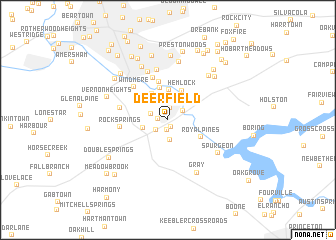 map of Deerfield