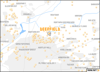 map of Deerfield