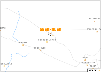 map of Deer Haven