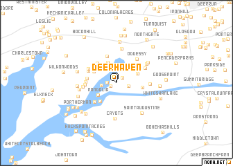 map of Deer Haven