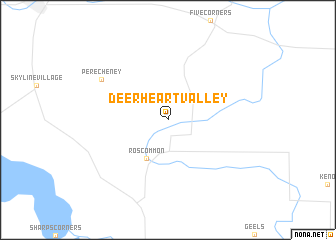 map of Deerheart Valley