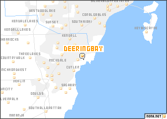 map of Deering Bay