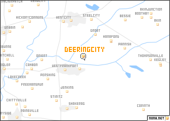 map of Deering City