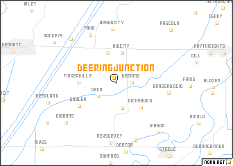map of Deering Junction