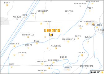 map of Deering