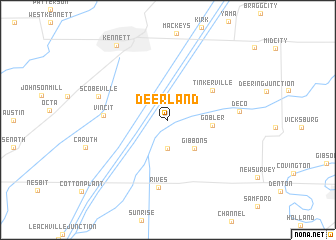 map of Deer Land