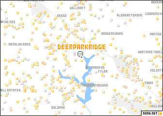 map of Deer Park Ridge