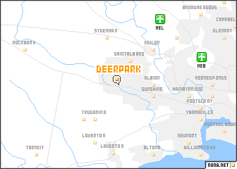 Deer Park Melbourne Map Deer Park (Australia) Map - Nona.net