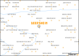 map of Deersheim