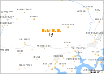 map of Deerwood