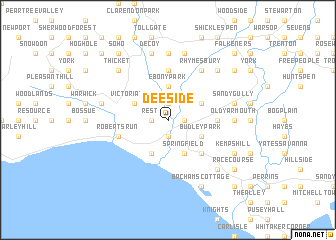 map of Dee Side