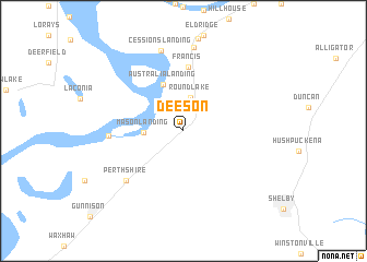 map of Deeson