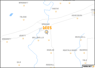 map of Dees