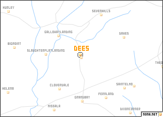 map of Dees