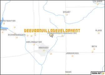 map of Deevaan Villa Development