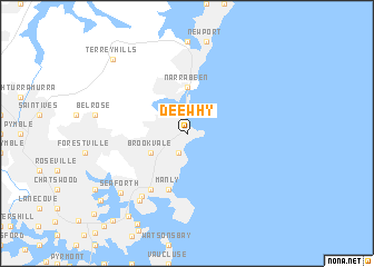 map of Deewhy