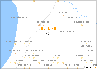 map of Defeira