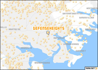 map of Defense Heights