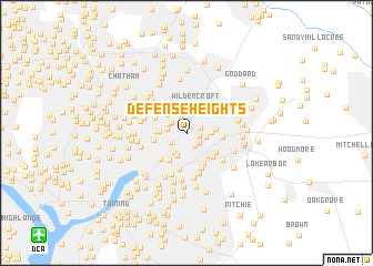 map of Defense Heights