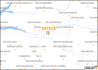 map of Defeza