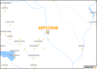 map of Defezinha